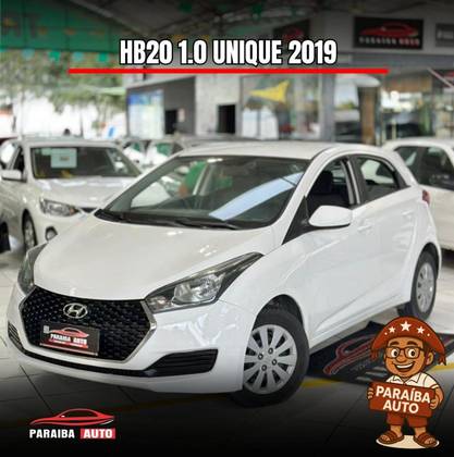 HYUNDAI HB20 1.0 UNIQUE 12V FLEX 4P MANUAL HYUNDAI HB20 1.0 UNIQUE 12V FLEX 4P MANUAL